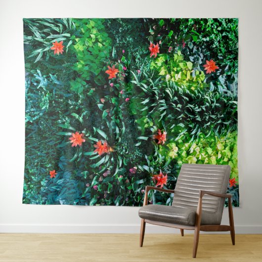 Tropisch strand eiland bloemense muurschildering | wandkleed (In Situ (horizontaal))