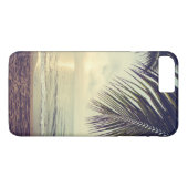 Tropisch strand en palmbladeren | Telefonische kwe Case-Mate iPhone Case (Achterkant (Horizontaal))