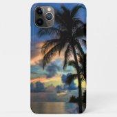 Tropisch strand en palmbomen Case-Mate iPhone case (Achterkant)