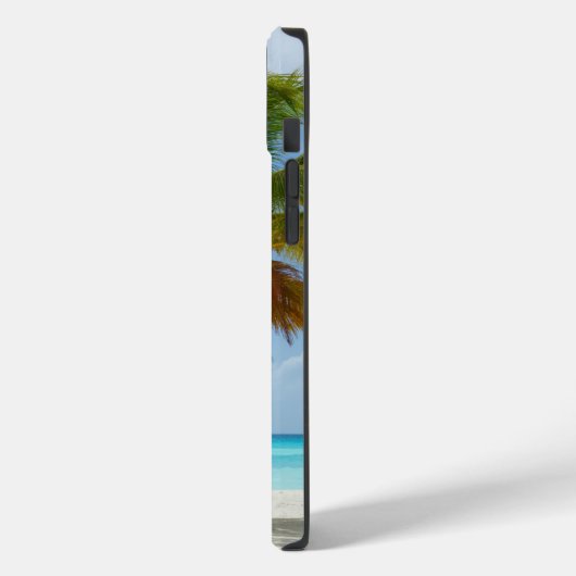 Tropisch strand en palmbomen Case-Mate iPhone case (Achterkant / Links)