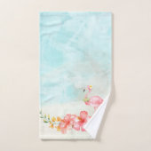 Tropisch strand Flamingo Bath Towels Bad Handdoek (Handdoek)