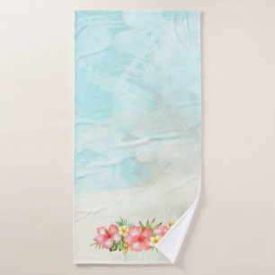 Tropisch strand Flamingo Bath Towels Badhanddoek