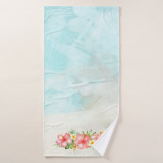 Tropisch strand Flamingo Bath Towels Badhanddoek