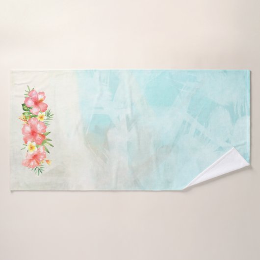 Tropisch strand Flamingo Bath Towels Badhanddoek (Badhanddoek)