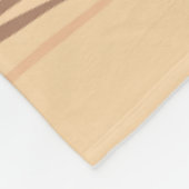 Tropisch strand fleece deken (Hoek)