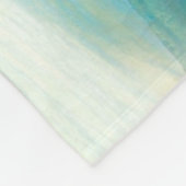 Tropisch strand fleece deken (Hoek)