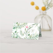 Tropisch strand Flowers Destination Wedding Plaatskaartje (Achterkant)