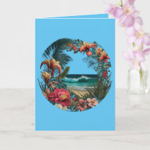 Tropisch strand Flowers Floral Island Paradise Lif