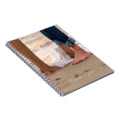 Tropisch strand, Foots, Waves - Gepersonaliseerd Notitieboek (Rechterzijde)