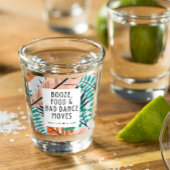 Tropisch strand Funny Wedding Favor Shot Glas