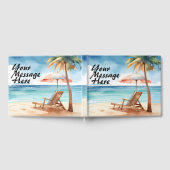 Tropisch strand gastenboek (Volledig)