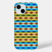 Tropisch strand gekleurde caleidoscoop Abstracte k Case-Mate iPhone Case (Achterkant)