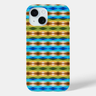 Tropisch strand gekleurde caleidoscoop Abstracte k iPhone 15 Case