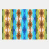 Tropisch strand gekleurde caleidoscoop Abstracte k Inpakpapier Vel (Voorkant 2)