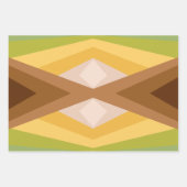 Tropisch strand gekleurde caleidoscoop Abstracte k Inpakpapier Vel (Voorkant 3)