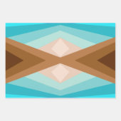 Tropisch strand gekleurde caleidoscoop Abstracte k Inpakpapier Vel (Voorkant 2)