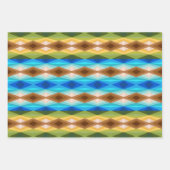 Tropisch strand gekleurde caleidoscoop Abstracte k Inpakpapier Vel (Voorkant)