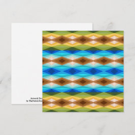 Tropisch strand gekleurde caleidoscoop Abstracte k Kaart