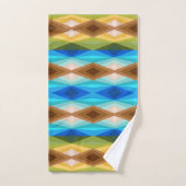 Tropisch strand Gekleurde Kaleidoscoop Abstracte K Bad Handdoek (Handdoek)