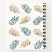 Tropisch strand gepersonaliseerd notitieboek (Achterkant)