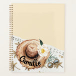 Tropisch strand gepersonaliseerd planner<br><div class="desc">Tropisch strand gepersonaliseerde planner. Overeenkomende items in ons Cava-ontwerp van winkel</div>