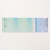 Tropisch strand gepersonaliseerd yogamat (Voorkant (horizontaal))