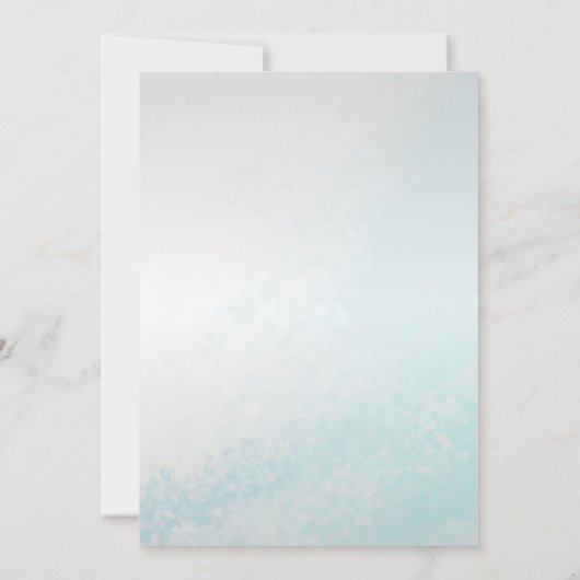 Tropisch strand, Glitter Blue Palms Verloving Kaart