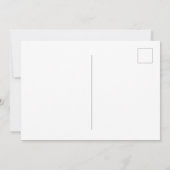 Tropisch strand goudpalm, bestemming bruiloft save the date (Achterkant)