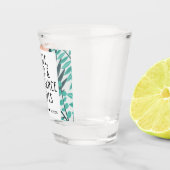 Tropisch strand grappig huwelijksgeschenk shot glas (Rechts)