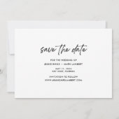 Tropisch strand Grappige Bestemming Bruiloft Save The Date (Achterkant)