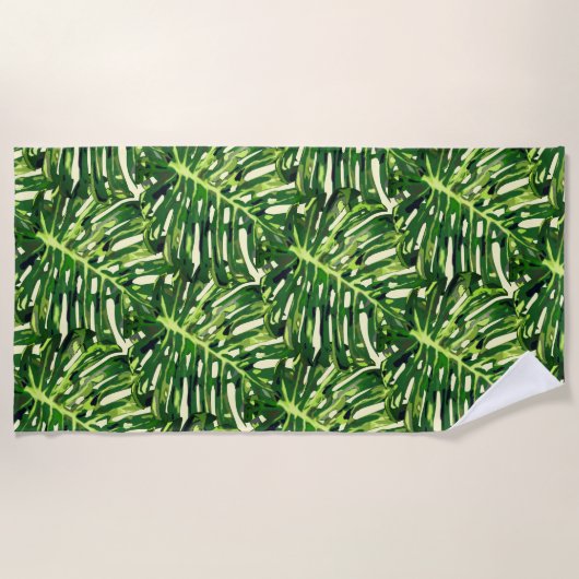 Tropisch strand handdoeken (Voorkant)