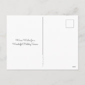 Tropisch strand Hawaïaans kerstdek De palmen Feestdagenkaart (Achterkant)