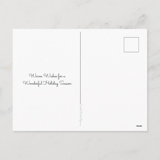 Tropisch strand Hawaïaans kerstdek De palmen Feestdagenkaart (Achterkant)