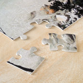 Tropisch strand in de Bahama's. Legpuzzel (Zijkant)