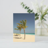 Tropisch strand in de Dominicaanse Republiek Briefkaart (Staand voorkant)