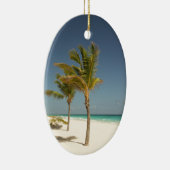 Tropisch strand in de Dominicaanse Republiek Keramisch Ornament (Rechts)