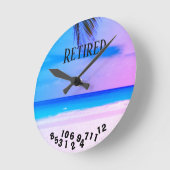 Tropisch strand in ruste - ronde klok (Hoek)