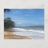 Tropisch strand in Zuid-Thailand Briefkaart (Voorkant)