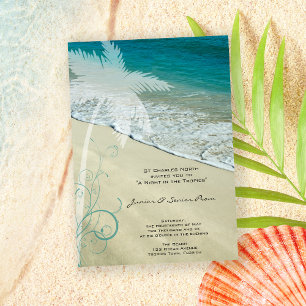 Tropisch strand Junior / Senior Prom Kaart