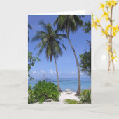 Tropisch Strand Kaart (Gele Bloem)