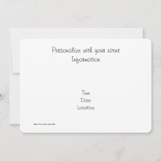 Tropisch strand kaart (Achterkant)