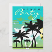 Tropisch strand kaart (Voorkant)