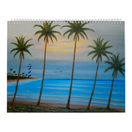 Tropisch strand kalender