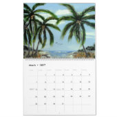 Tropisch strand kalender (Mar 2027)