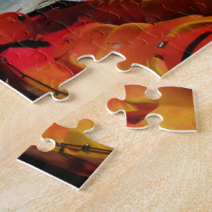 Tropisch strand Kayaks Puzzle Legpuzzel