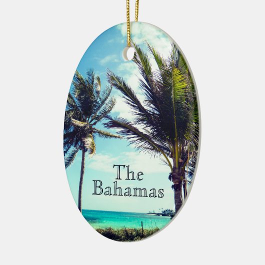 Tropisch strand keramisch ornament (Links)