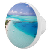 Tropisch strand keramische knop (Rechts)