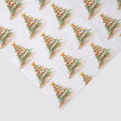 Tropisch strand kerstboom tissuepapier (Detail)