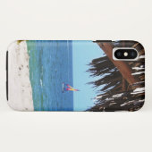 Tropisch strand kleurige zeilboot Case-Mate iPhone case (Achterkant (horizontaal))
