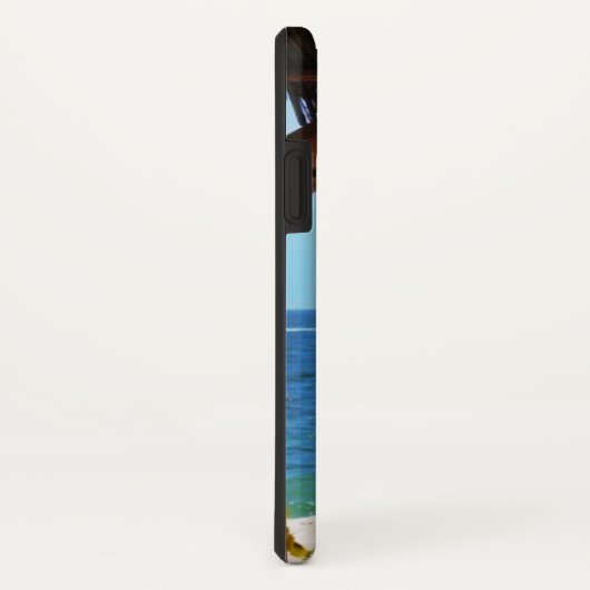 Tropisch strand kleurige zeilboot Case-Mate iPhone case (Achterkant / rechts)